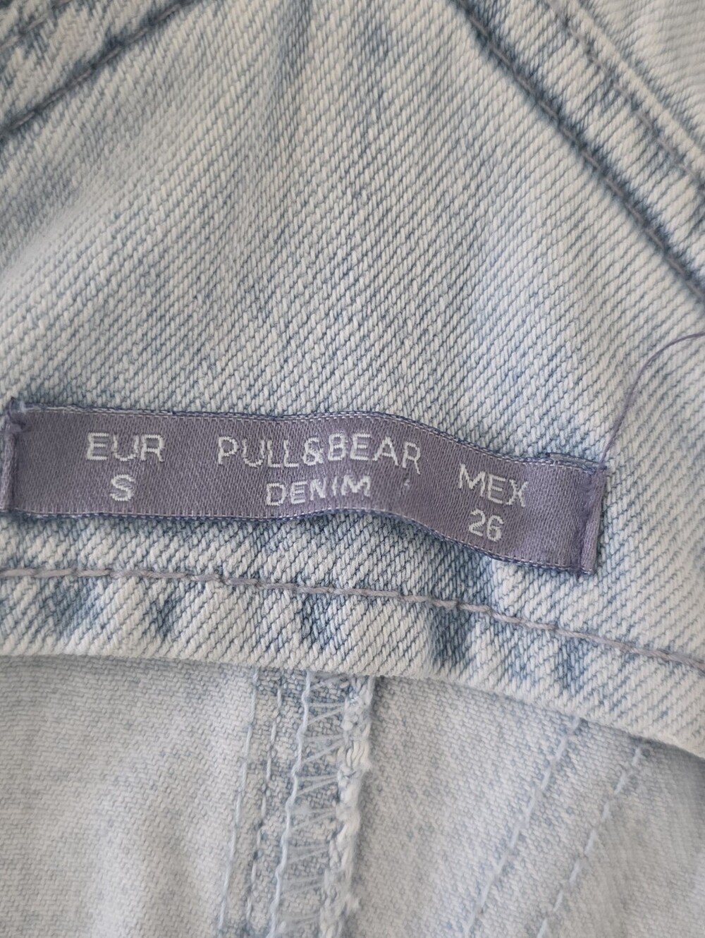 Pull&Bear Light Blue Denim Pinafore Dress - Picture 4 of 4